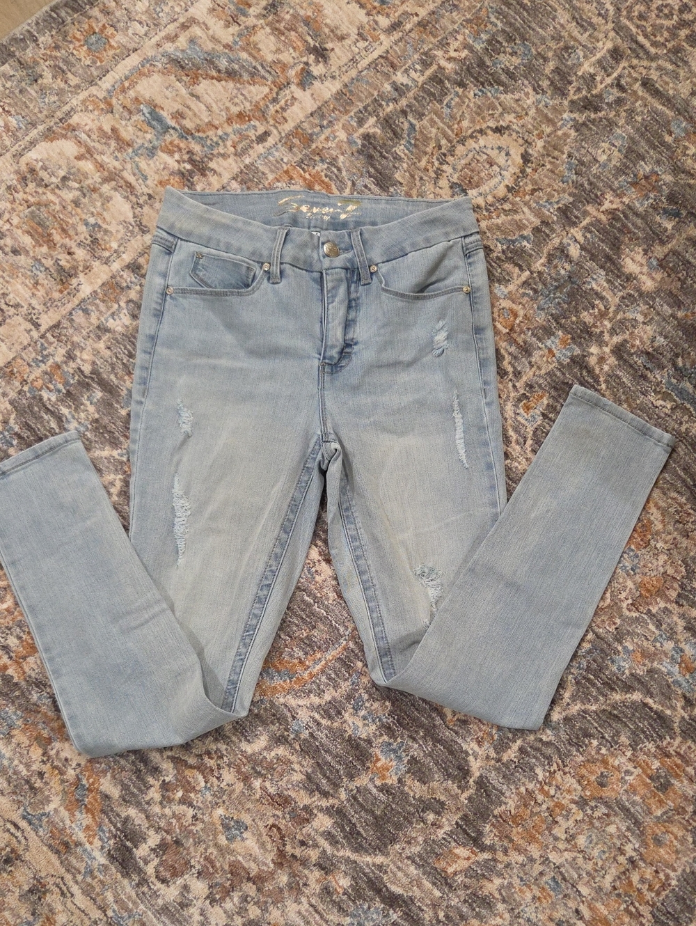 Light Blue Women’s Stretch Skinny Jeans